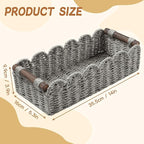 Toilet Paper Storage Basket Bathroom Counter Organizer Wicker Baskets for Organizing Cute Basket for Bedroom Nursery Room Kit