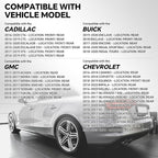 52050134 84078131 4Pcs Reverse Backup Parking Assist Sensor Compatible with Camaro/Equinox/Impala/Silverado Acadia/Sierra/Terrain Enclave CT6/Escalade Replace 23428268 84153946
