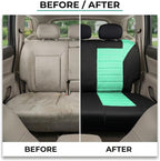 FH Group Automotive Car Seat Covers Rear Set Premium 3D Air Mesh Seat Covers, Airbag Compatible and Split Bench Cover Univers