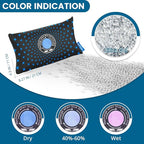 500g × 2 [2.2 lb]Reusable Desiccant Packs for Storage, Color Indicating Silica Gel Desiccant Packets, Fast Reactivated Rechar