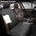 Auto Newer Luxury Breathable Car Seat Cover Fit Four Seasons, Universal Front of Car Seat Cushions, Bottom Seat Covers of Ful