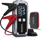 7000A Jump Starter Pack for Car, 12V Portable Jumper Starter (up to All Gas 8.0L Diesel Engine) with LCD Display, Jump Box