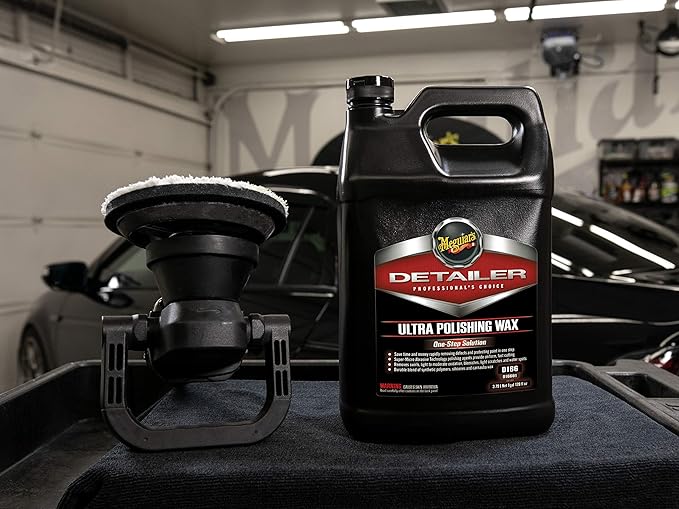 Meguiar's Professional Ultra Polishing Wax D16601 - Premium Scratch Removal, Car Polish, and Car Wax in One - One-Step Cleaner Wax that's Easy to Use - Restores Clarity and Shine, 128 Oz, 1 Gal