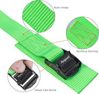 Ayaport Lashing Straps with Buckles Adjustable Cam Buckle Tie Down Cinch Strap for Packing Green
