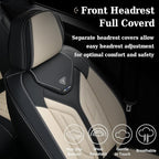 Coverado Front Seat Covers, Car Seat Covers Front Seats, Leather Seat Covers for Cars, Automotive Seat Covers Car Seat Protec