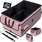 GORILLA GRIP Large Capacity Sturdy Trunk Storage Organizer, Slip and Water Resistant Collapsible Organization Container for