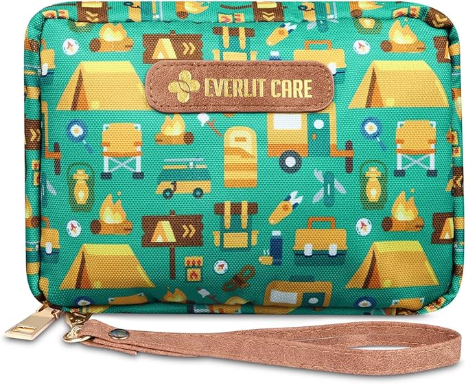 EVERLIT Care Rescue Pack | Family-Friendly First Aid Kit for Kids with 200 Pcs Medical Supplies | Travel-Friendly Compact Sto
