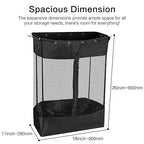 Pegboard Baskets,Pegboard Wall Organizer with Take and Go Design,Extra Large (26*18*11 Inches) Mesh Peg Board Organizer Acces