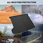 LASFIT Cargo Mat for Kia EV6 2024 2023 2022, All Weather TPE Custom Fit Easy Clean Car Trunk Mat for Kia EV6 2022-2024 Cargo Liner, Black