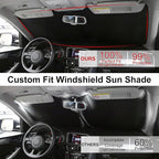 Front Windshield Sun Shade Foldable Car Front Window Sun Shade Windshield Shade Custom Fit for 2022-2025 2026 Honda Civic Block UV Rays Accessories Heat Keep Car Cooler