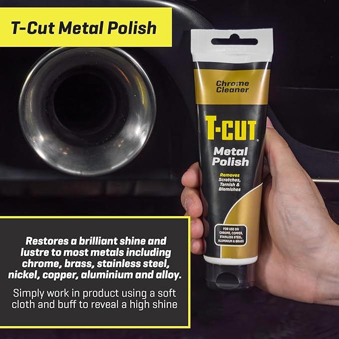 T-Cut Chrome Cleaner, Metal Polish, 5.3 Oz