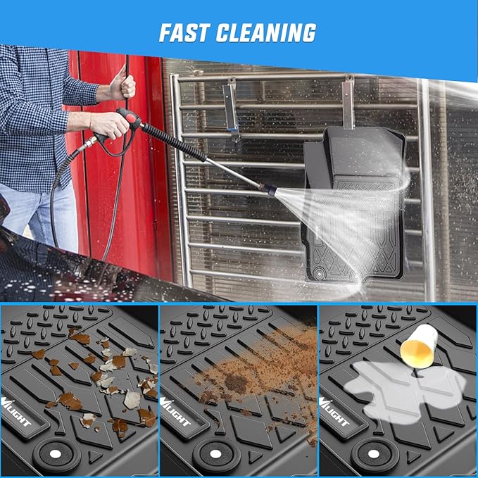Nilight TPE Floor Mats for Mitsubishi Outlander 2014 2015 2016 2017 2018 2019 2020 2021,All Weather Custom Fit Heavy Duty Floor Liners