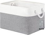 Large Storage Baskets- 15x11x10 inch Storage Bins for Shelves and Closet Organizing, Foldable Fabric Bin for Home Organizatio