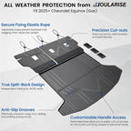Cargo Mat with Backrest Mat for 2025-2026 Chevy Equinox(Only Gas)/GMC Terrain, All Weather TPE Trunk Cargo Mat Car Accessories for Chevrolet Equinox