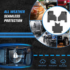 Nilight TPE Floor Mats for Freightliner Cascadia 2018 2019 2020 2021 2022 2023 All Weather Custom Fit Heavy Duty Floor Liners