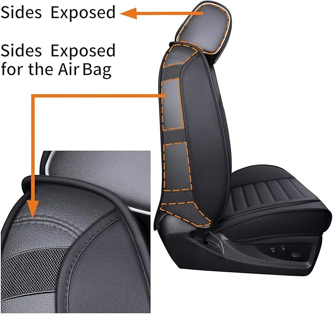 YIERTAI for Chevy Chevrolet Silverado GMC Sierra Car Seat Covers Fit 2007-2023 2024 2025 2026 1500/2500/3500HD Truck Waterpro