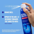 Ozium Air Sanitizer Spray - Room Odor Eliminator for Home, Car, and Office - Country Fresh Air Cleaner - 8 oz Can - 2 Pack