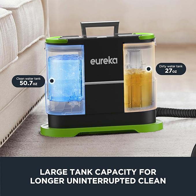 EUREKA Portable Carpet and Upholstery Cleaner, Spot Cleaner for Pets, Stain Remover for Carpet, Area Rugs, Upholstery, Coache