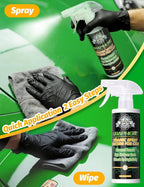 Kingvo Car Ceramic Coating, Car Spray Wax Graphene Polish Crystal Coating,Windshield Washer Fluid Window Cleaner Detailing Su