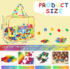 6 Packs Large Toy Storage Bags with Labels, Reusable Clear PVC Board Game Storage, Travel Waterproof Organizer Bags with Zipp