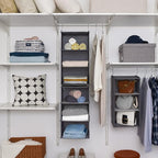 GRANNY SAYS 6-Shelf Hanging Organizer for Closet, Separable to 2 Pack 3-Shelf Hanging Shelves, Hanging Organizer for Bedroom,