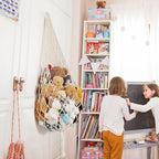 Amdermi Novel Stuffed Animal Hammock Corner Hanging Net for Stuff Aniaml Storage Macrame Toy Display Plush Toy Holder-Perfect