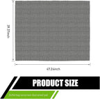 Car Roof Anti-Slip Mat, 39" x 47" Cuttable Anti-Scratch Luggage Paint Protective Pad, Drainage Breathability Cargo Storage Mat, Universal for Most Car Roof Trunk Floor (Black)