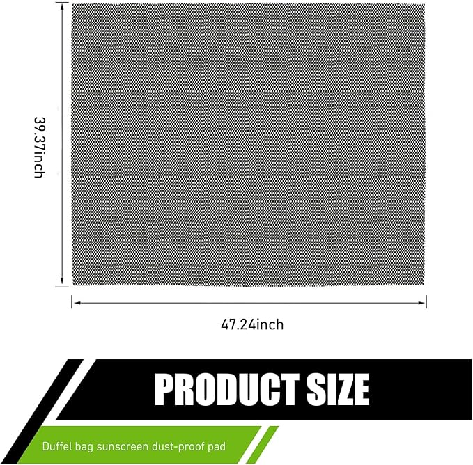 Car Roof Anti-Slip Mat, 39" x 47" Cuttable Anti-Scratch Luggage Paint Protective Pad, Drainage Breathability Cargo Storage Mat, Universal for Most Car Roof Trunk Floor (Black)