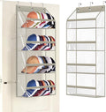 AOODA Clear Over the Door Hat Racks for Baseball Caps, Hold 48 Caps Hat Storage Organizer for Closet Wall, Deep Pockets Hangi