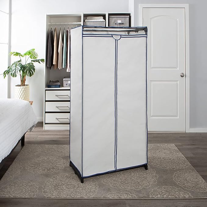 Simplify 36" Wide Portable Closet | Great for Clothes | Accessories | Heavy Duty | Hanging Rod | Easy to Assemble | Dimension