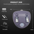 Dual Laser Garage Assist Parking Guide, 360 Degree Adjustable Laser Head Guide Sensor with AC Adapter, Motion Activated Park Right Assistance Stop Indicator for Car SUV Truck