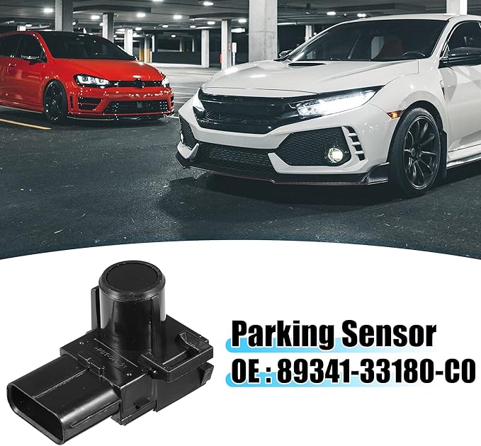 X AUTOHAUX 2 Pcs Car Bumper PDC Reverse Parking Assist Sensor for Toyota Tundra 2007-2014 89341-33180-C0