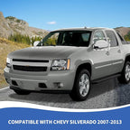 RAZPOY Rearview Mirror Cover Side Mirror Shell Trim Compatible with Chevy Silverado & Suburban & Tahoe & GMC-Yukon & GMC-Sierra & Cadillac Escalade 2007-2013, White