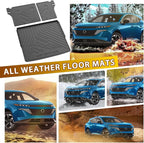 Powerty Floor Mat for Nissan Murano 2025 2026, All Weather TPE Custom Trunk Cargo Mat Liner with Backrest Mat Replacement for Nissan Murano Accessories (Trunk Mat+Backrest Mat+Floor Mat)