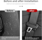 5pcs Car Seat Belt Buckler Cover, Silicon Anti-Scratch Seatbelt Buckler Protector Silencer Clip Holster for BMW Accessories, Car Interior Accessories for Men and Women (5pcs Light Brown)