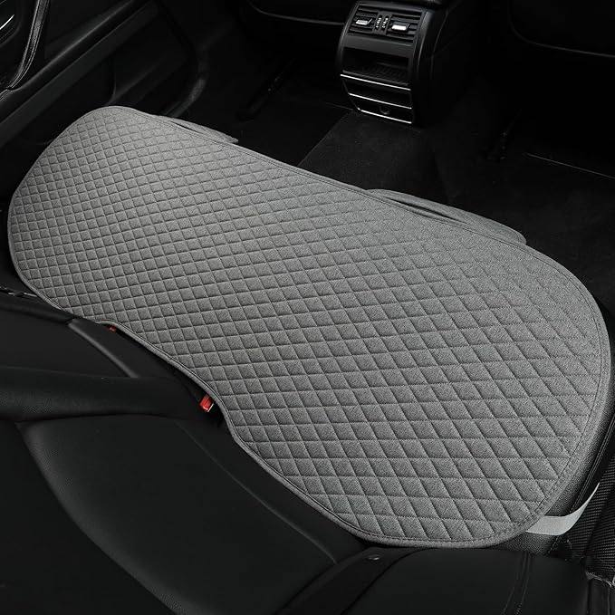 West Llama Linen Car Seat Covers,Bottom Seat Covers for Cars Include 1 Rear Bench Cover Universal Fits 90% Vehicles,SUVs,Cars