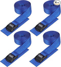 Ayaport Lashing Straps Car Roof Rack Straps Cam Buckle Tie Down Strap for Kayak, SUP, Canoe, Surfboard Packing (Blue, 1" x 12')