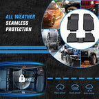 Nilight TPE Floor Mats for 2014 2015 2016 2017 2018 2019 2020 2021 2022 2023 Chevy Trax/2013-2023 Buick Encore,All Weather Custom Fit Heavy Duty Floor Liners