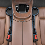 Car Seat Gap Filler, Seat Gap Organizer with Phone Holder, Car Seat Accessories Fit Car SUV Truck, 2PCS Seat Gap Filler with Purse Hook for Car, Black