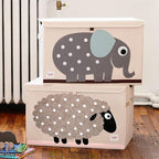 3 Sprouts Large Toy Chest for Kids with Lid and Handles - Collapsible Toy Storage Bin/Trunk/Box/Basket Organizer for Boys & G