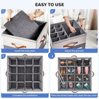 Dayacoco 1 Pack Shoe Organizer for Closet, Fits Up to 16 Pairs, Foldable Shoe Storage Organizer, shoe containers with Clear C