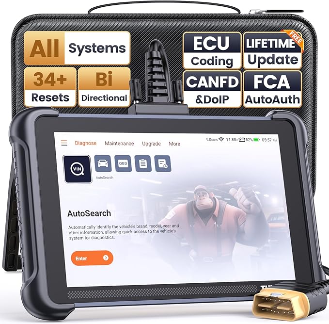 THINKCAR THINKSCAN 689 OBD2 Scanner, Bidirectional Scan Tool with Lifetime Free Update, 34+ Reset, 3000+ Active Test, ECU