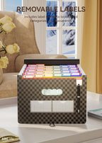 ABC life 26-Pocket Accordion File Organizer, High Capacity Expandable Monthly Bill & Receipt Holder with Colored A-Z Tabs, Po