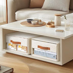 DIMJ Closet Organizers and Storage - Foldable Storage Bins with Drawers Fabric Stackable Storage Drawers with Clear Window,Fa