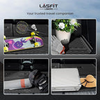 LASFIT Cargo Trunk Mat & Backrest Mats for Hyundai Palisade 2026 All Weather TPE Custom Fit Car Trunk Mats Cargo Liner & Seatback Mats Accessoires, Black