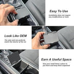 JKCOVER Center Console Coin Box Organizer Compatible with 2016-2020 2021 2022 2023 Toyota Tacoma Accessories Armrest Insert ABS Plastic Coin Holder Secondary Storage Box