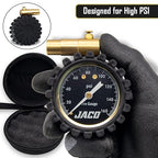 JACO RDX-160 Presta Tire Pressure Gauge for Bikes (10-160 PSI) | Road Bike & BMX Series