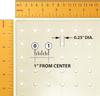 Azar Displays 701414-WHT-4W32 Rotating Countertop Display Kit with Peg Hooks Included, 14 Inches Wide x 14 Inches Deep x 20 I