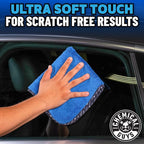 Chemical Guys Professional Grade Premium Microfiber Towels for Cars, Blue, 16" x 16", Ultra-Soft and Scratch-Free Car Detaili