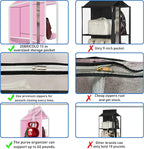 Purse Organizer for Closet, with Zippered-Dustproof, Purse Organizer, Designed for Oversized Wallets & Holds 8-16 Purses, Han